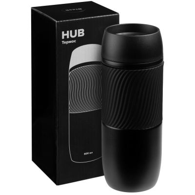 Термостакан Hub, черный-3