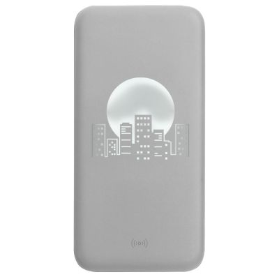 Аккумулятор с беспроводной зарядкой markBright Urban, 6000 мАч, серый-3