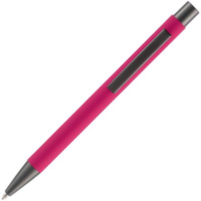 Ручка шариковая Atento Soft Touch, розовая-2