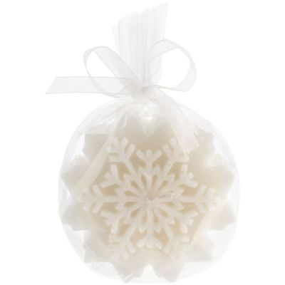 Свеча Snowflame 1, белая, 8 см-2