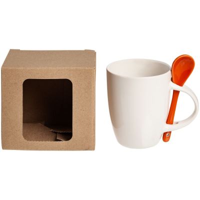 Коробка с окном для кружки Window, крафт-1