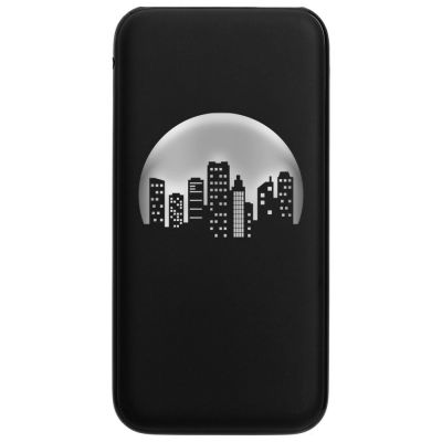 Аккумулятор с подсветкой markBright City, 10000 мАч, черный-2