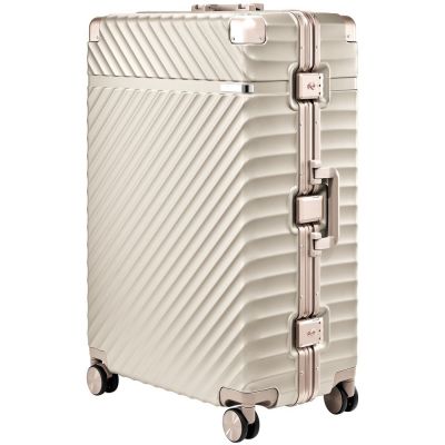 Чемодан Aluminum Frame PC Luggage V1, золотистый-3