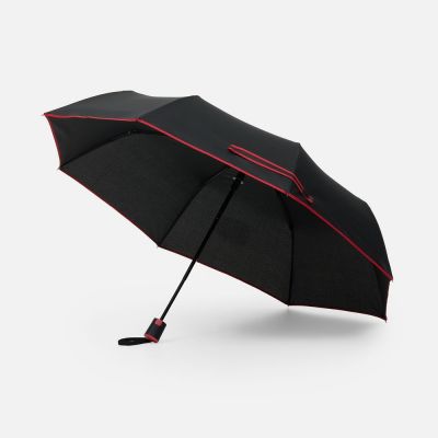 Зонт складной Edgeline, красный-0