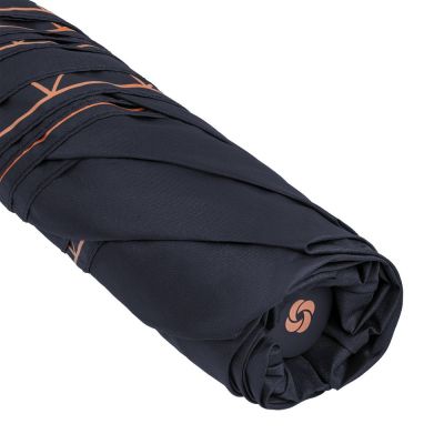 Зонт складной Up Way, механический, синий с оранжевым-6