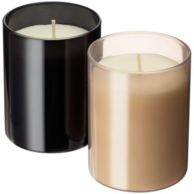 Ароматическая свеча Flikka, сосна и кипарис, бежевая-5