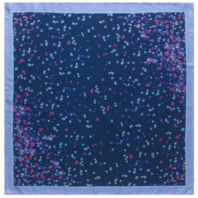 Платок Tourbillon Silk, синий-0