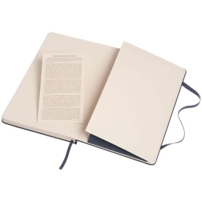 Записная книжка Moleskine Classic Large, в клетку, синяя-4