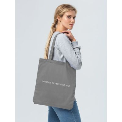 Холщовая сумка «Внутренний Рим», серая-2
