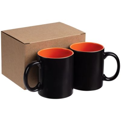 Коробка Couple Cup под 2 кружки, большая, крафт-2