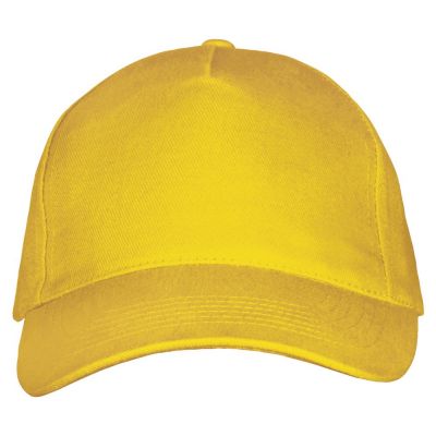 Бейсболка Long Beach, желтая-1