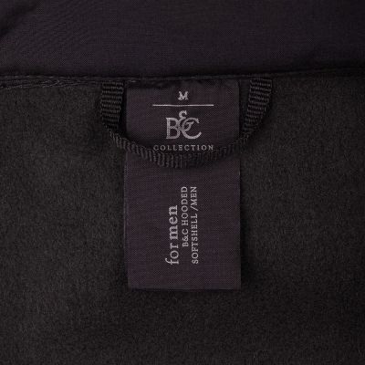 Куртка мужская Hooded Softshell черная-7