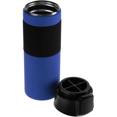 Термостакан Tralee XL, синий-4