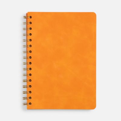 Ежедневник Spiral, недатированный, оранжевый-0