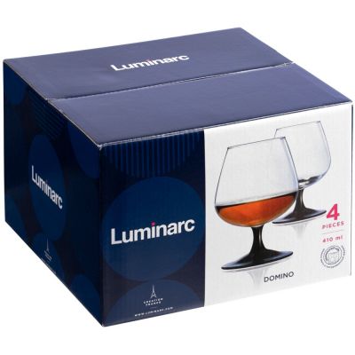 Набор из 4 бокалов для коньяка «Домино»-3