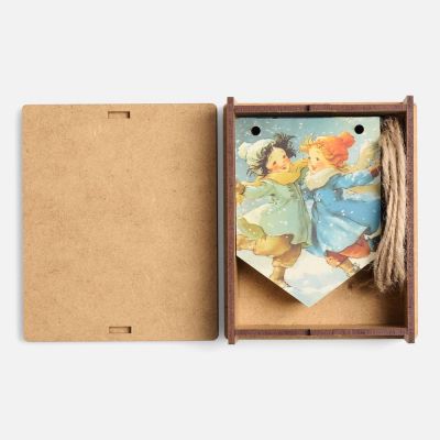 Деревянные флажки «Праздничные мотивы»-3