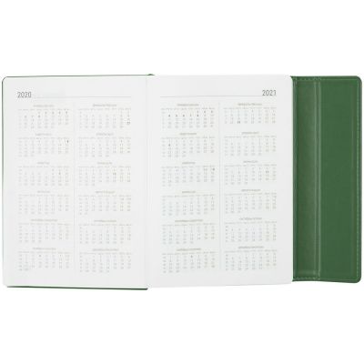 Ежедневник Flap ver.1,недатированный, зеленый-4