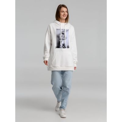 Худи оверсайз «Покажи мне свою душу», молочно-белое-0