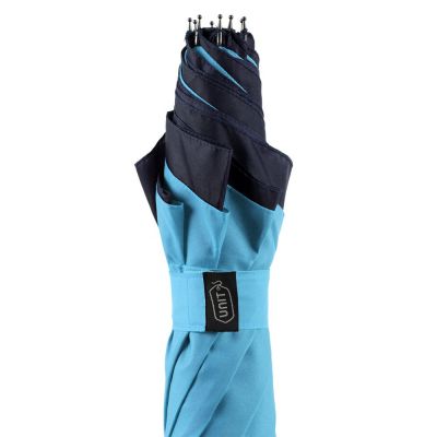 Зонт наоборот Unit Style, трость, сине-голубой-7