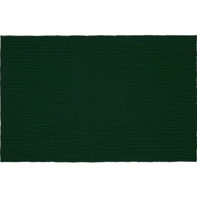 Плед Tressa, темно-зеленый-2