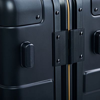 Чемодан Metal Luggage, черный-5