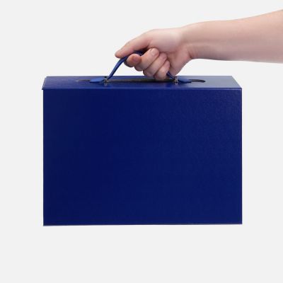 Коробка складная Holdfold, M, синяя-4