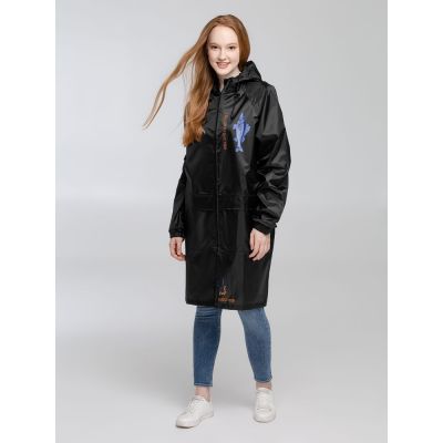 Дождевик с термонаклейками Fish of Your Dreams, черный-4