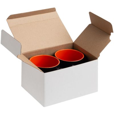 Коробка Couple Cup под 2 кружки, большая, белая-3