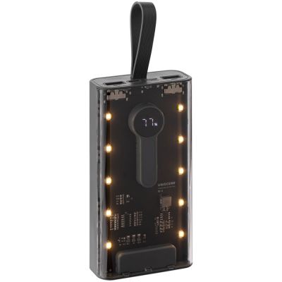 Аккумулятор Trellis Digital 10000 мАч, темно-серый-0