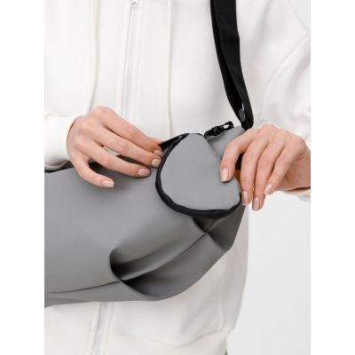 Сумка через плечо Altro, серая-7