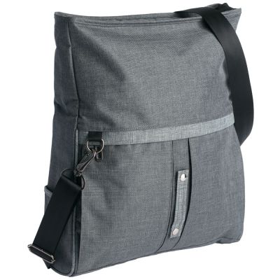 Сумка для ноутбука 2 в 1 twoFold, серая с темно-серым-4