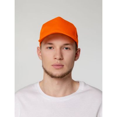 Бейсболка Standard, оранжевая-6