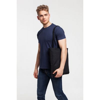 Холщовая сумка Basic 105, черная-3