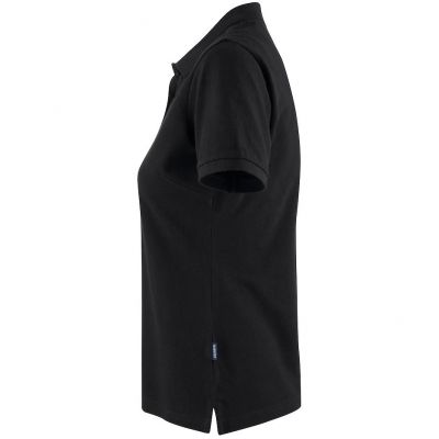 Рубашка поло женская Neptune, черная-2