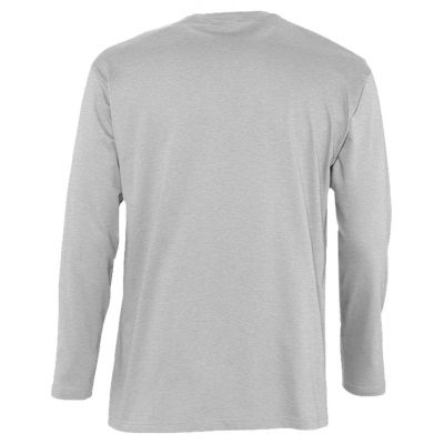 Футболка с длинным рукавом Monarch 150, серый меланж-1