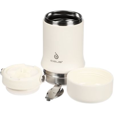 Термос для еды Tabenodo, белый (молочный)-8