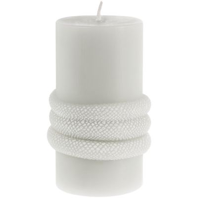 Свеча Snake Knot, серая-1