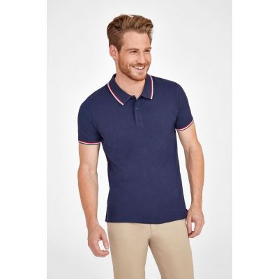 Рубашка поло мужская Prestige Men, темно-синяя-3