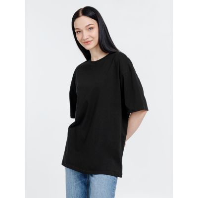 Футболка оверсайз унисекс Big Haul, черная-7