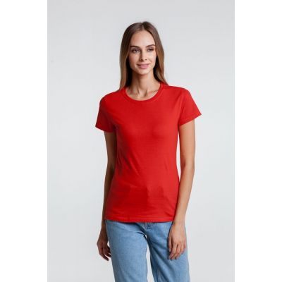 Футболка женская T-bolka Lady, красная-3