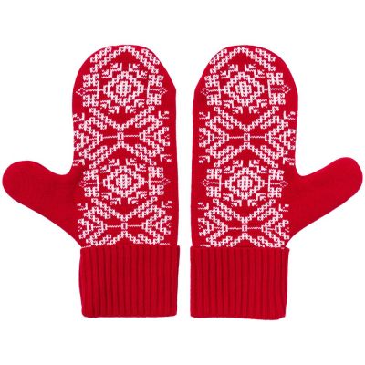 Варежки Onego, красные-0