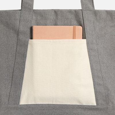 Шопер Shophop, серый с неокрашенным-3