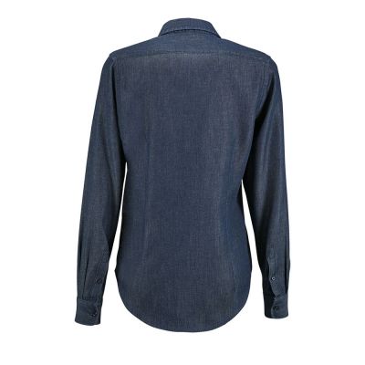 Рубашка женская Barry Women, синяя (деним)-1