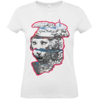 Футболка женская «Смотри вглубь», белая-1