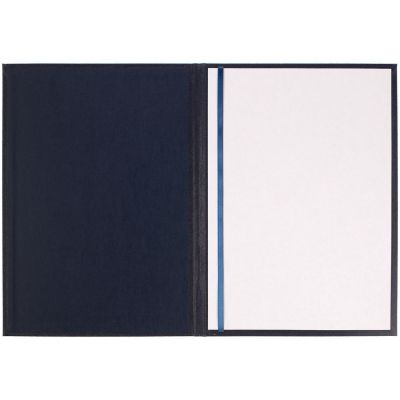 Папка адресная Lederin, синяя-1