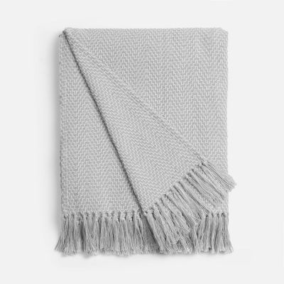 Плед Saltoro, светло-серый-2