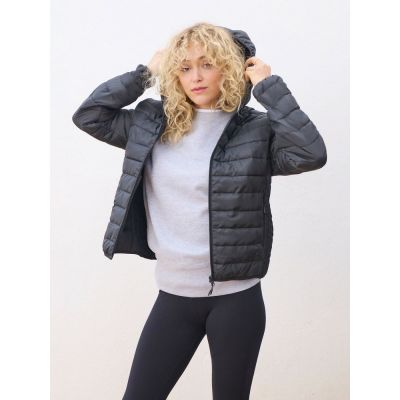 Куртка с капюшоном женская Stream Women, черная-4