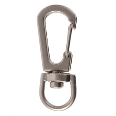 Застежка-карабин Snap Hook, S, серебристая-0