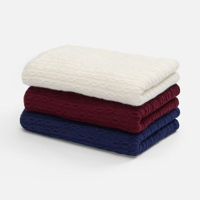 Плед Knitline, темно-синий (сапфир)-6