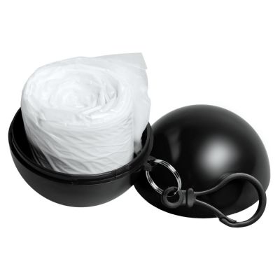 Дождевик в круглом футляре Nimbus, черный-1